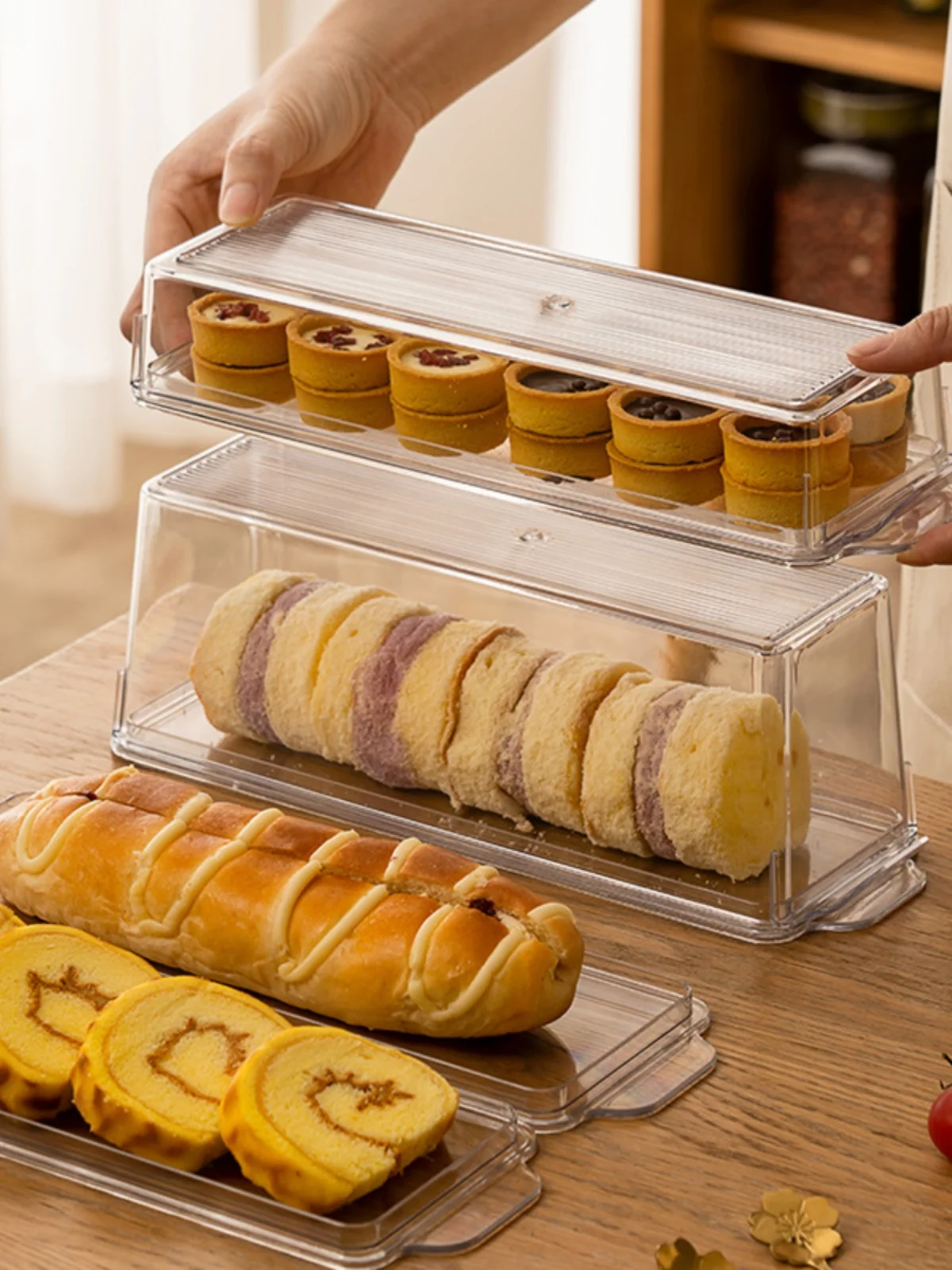 Food Storage Refrigerator - صندوق حفظ الكيك المحكم الإغلاق بدرجة