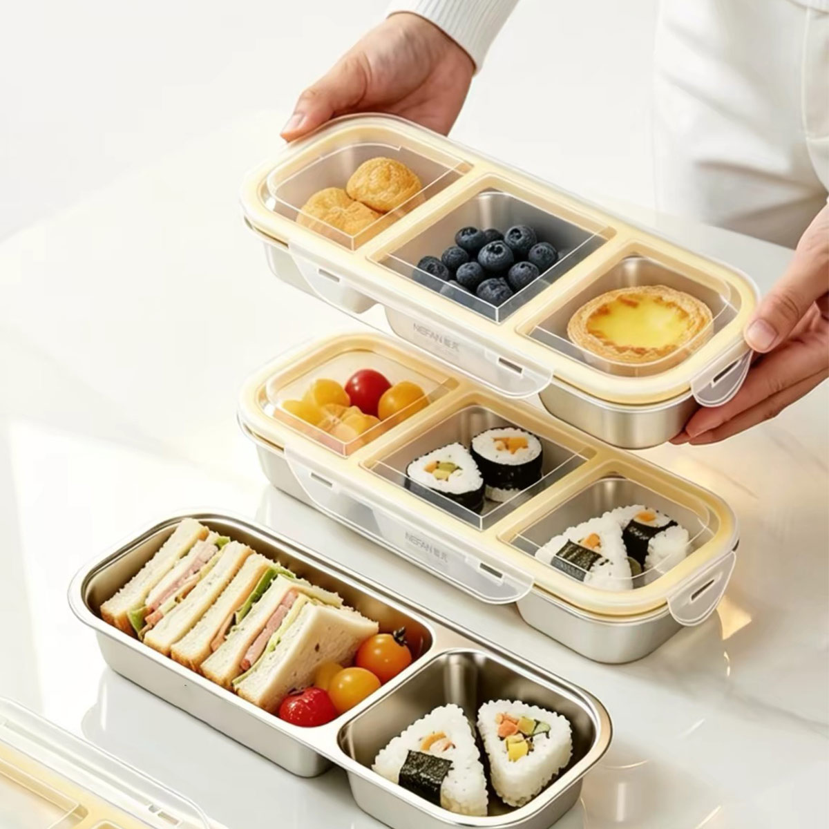 Food Storage Cabinet - حاوية تخزين طعام من الفولاذ المقاوم