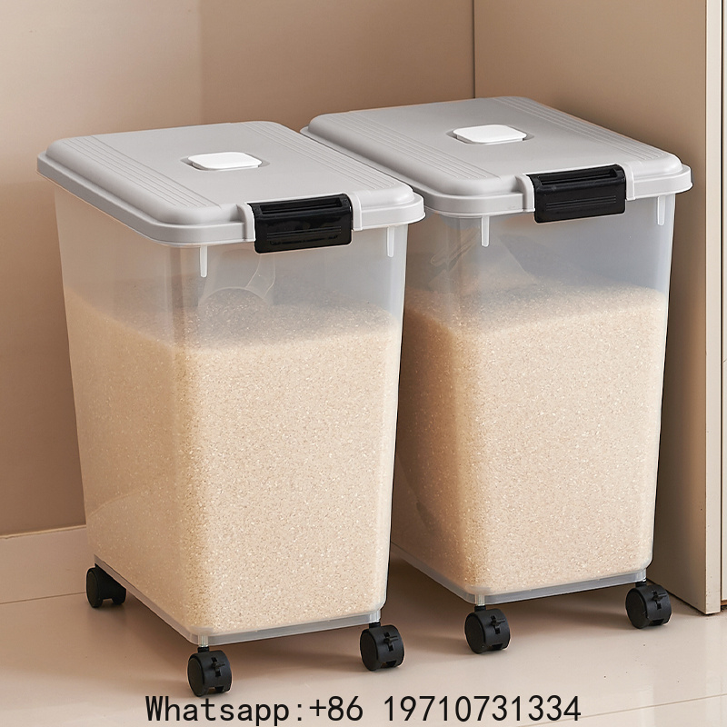 Food Storage Tank - صندوق تخزين الأرز المنزلي، حاوية لتخزين