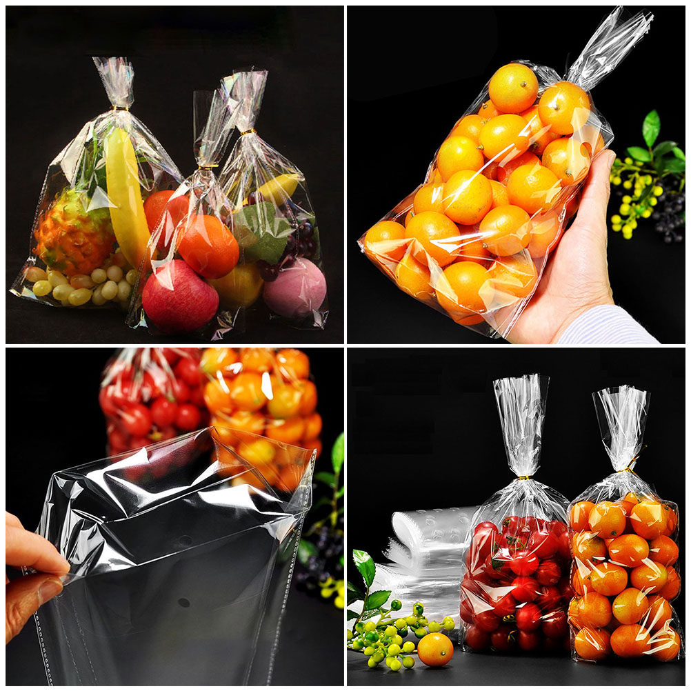 Food Storage Bag - 50 قطعة من أكياس الشفافية المسطحة