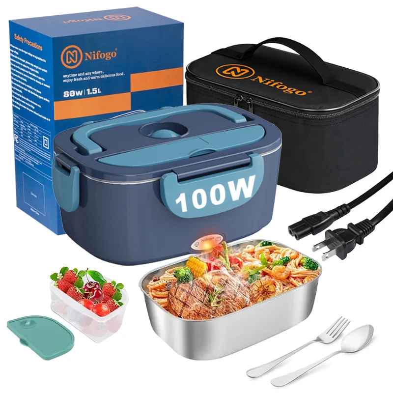 صندوق غداء كهربائي للتسخين بقو - مراجعة Food Storage Warmer وسعره
