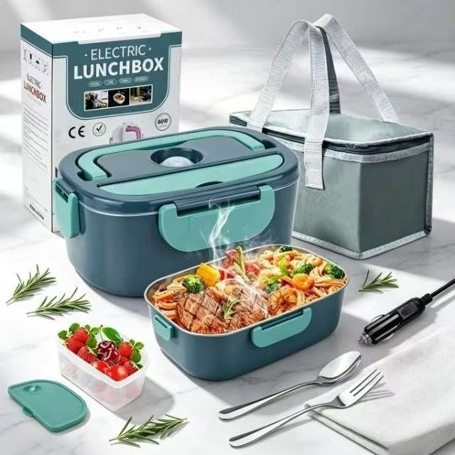 صندوق غداء كهربائي للتسخين بقو - مراجعة Food Storage Warmer وسعره