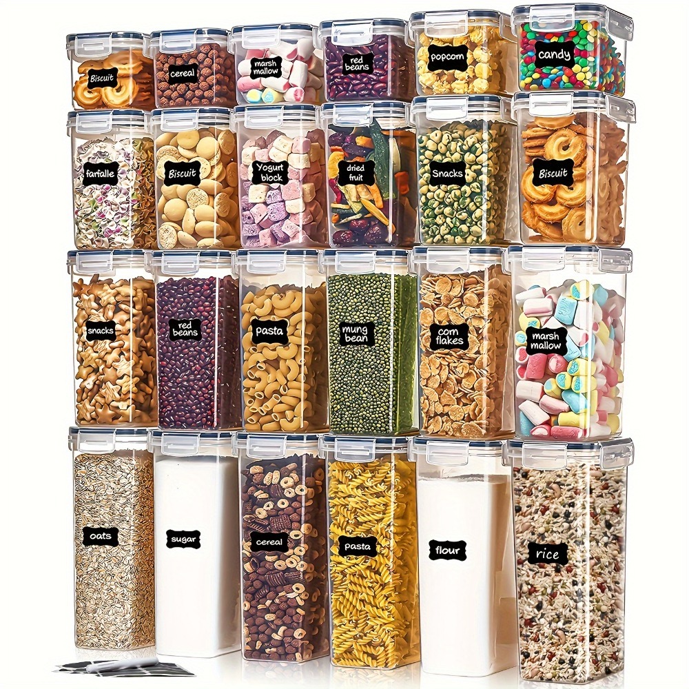 24 قطعة من حاويات تخزين الطعام - مراجعة Food Storage Cabinet وسعره