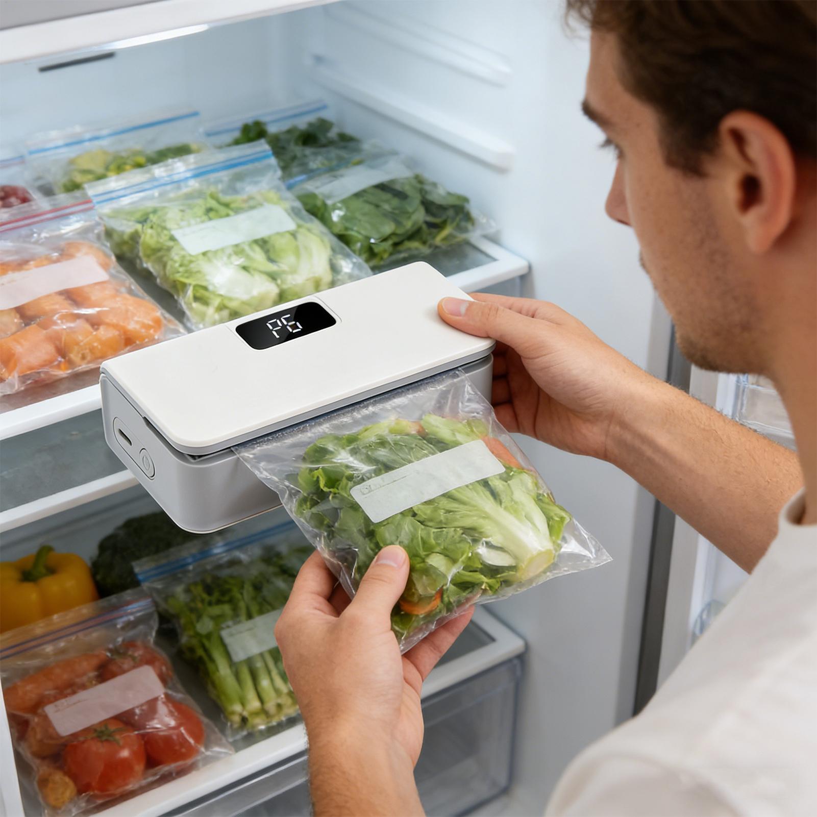 جهاز تفريغ الهواء من الأكياس ا - مراجعة Food Storage Vacuum Seal Bags وسعره