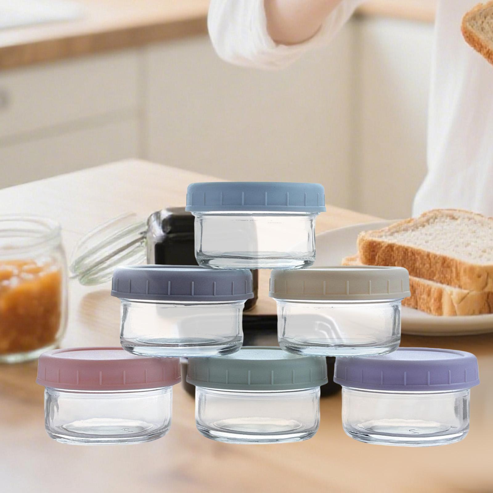 أوعية زجاجية صغيرة مع أغطية ما - مراجعة Food Storage Glass Round وسعره