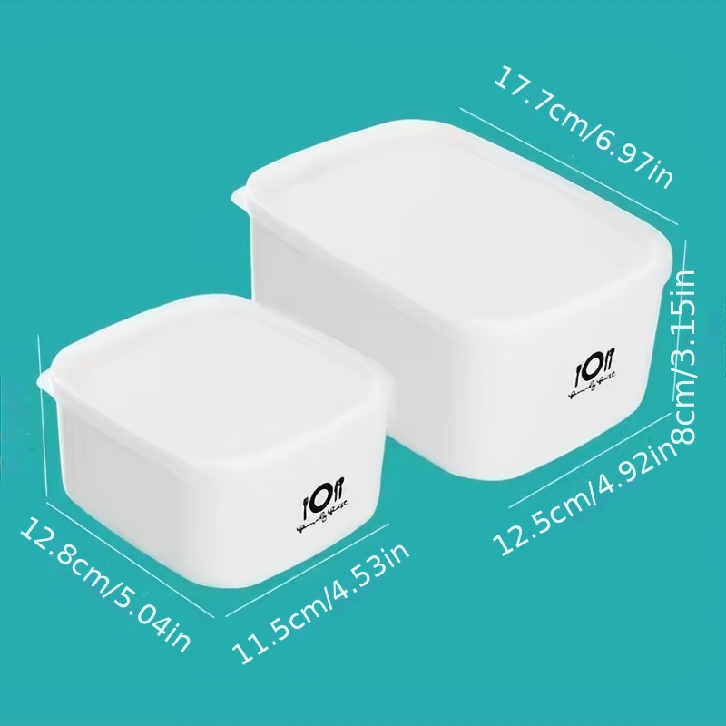 علبة طعام بلاستيكية مستطيلة ال - مراجعة Food Storage Refrigerator وسعره