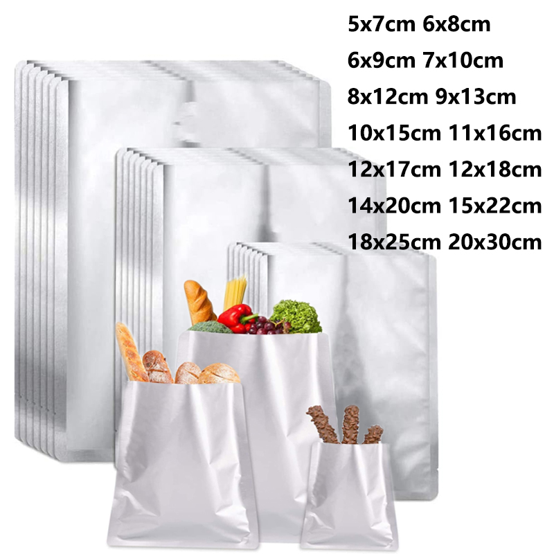 5-50 قطعة الفضة فراغ السدادة ا - مراجعة Food Storage Mylar Bags وسعره