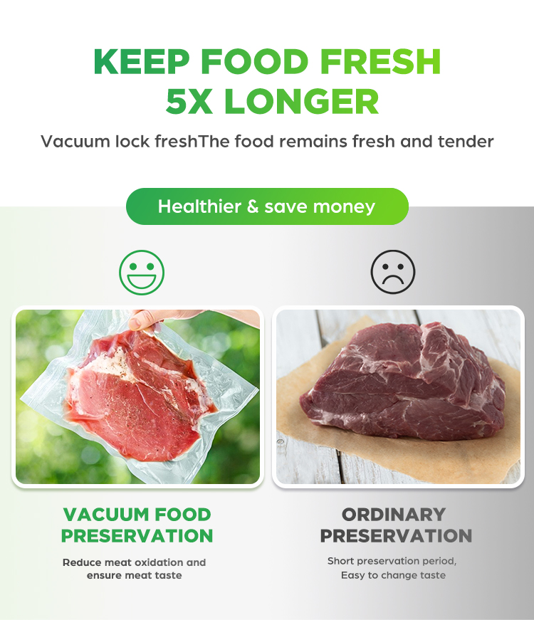 ماكينة غلق الطعام الكهربائية ا - مراجعة Food Storage Vacuum Seal Bags وسعره