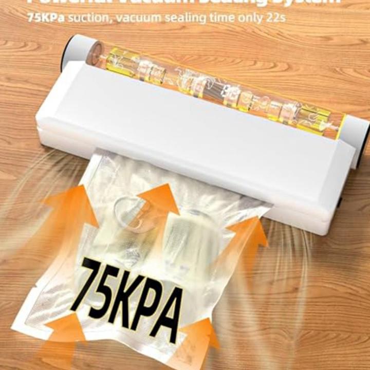 جهاز تفريغ الهواء من الطعام M1 - مراجعة Food Storage Vacuum Seal Bags وسعره