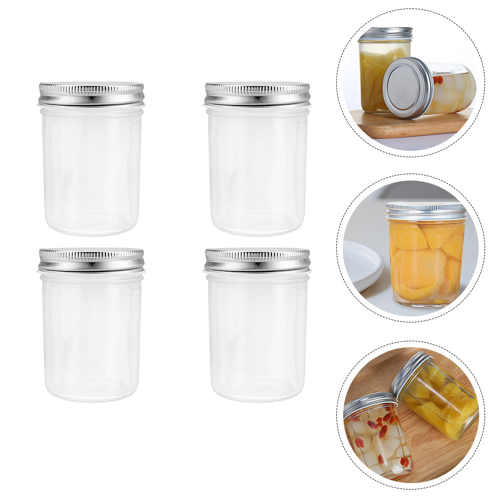 4 قطع من أوعية تخزين المربى ال - مراجعة Food Storage For Pantry وسعره