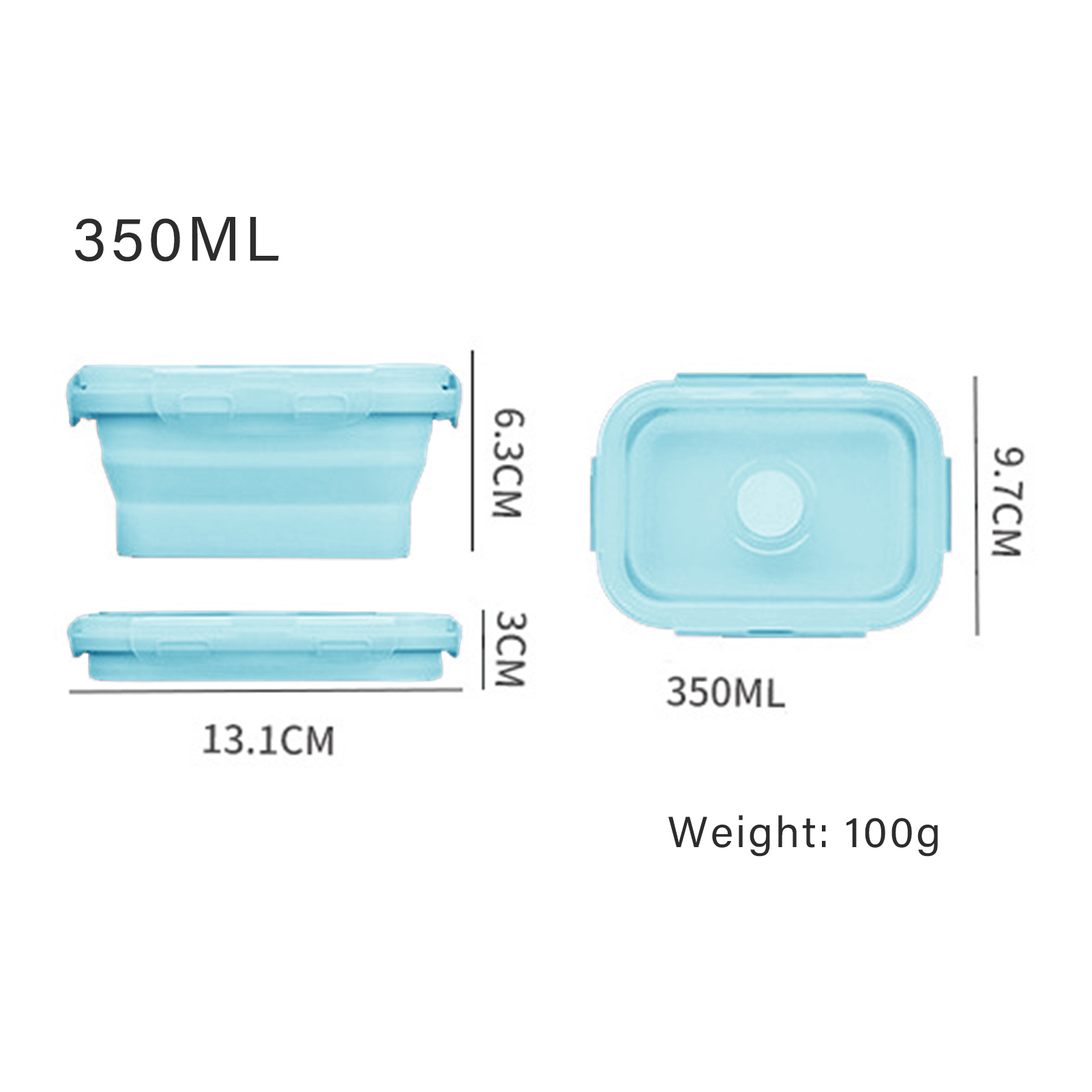 علبة طعام من السيليكون قابلة ل - مراجعة Food Storage Silicone وسعره