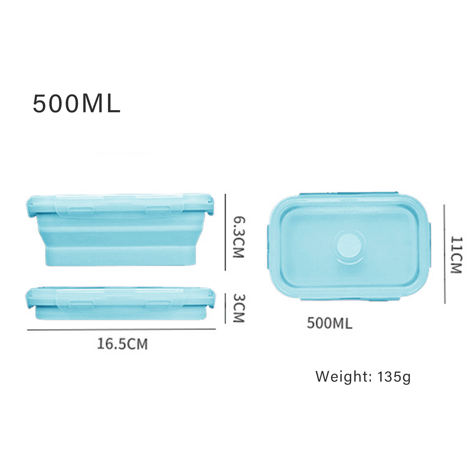 علبة طعام من السيليكون قابلة ل - مراجعة Food Storage Silicone وسعره