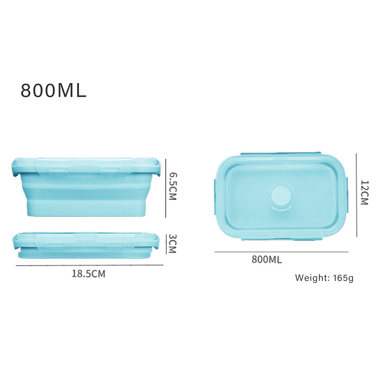 علبة طعام من السيليكون قابلة ل - مراجعة Food Storage Silicone وسعره