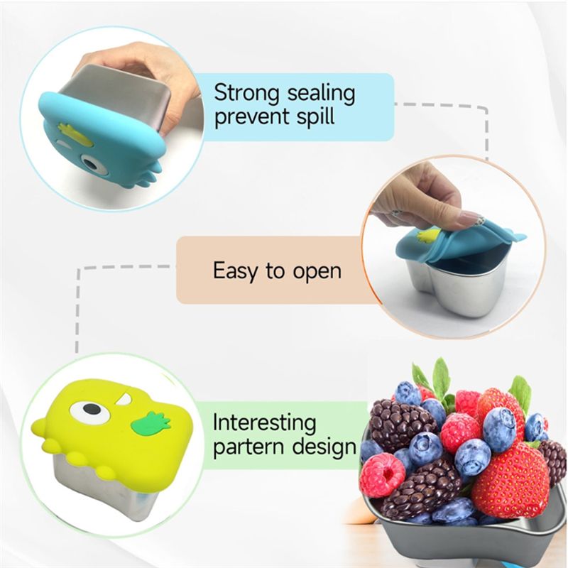AA94-304 صندوق وجبات خفيفة من  - مراجعة Food Storage Silicone وسعره