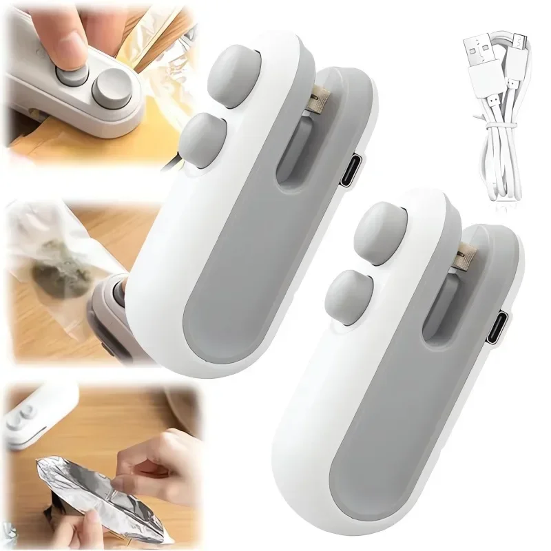 سدادة صغيرة 2 في 1 ختم قطع USB - مراجعة Food Storage Vacuum Seal Bags وسعره