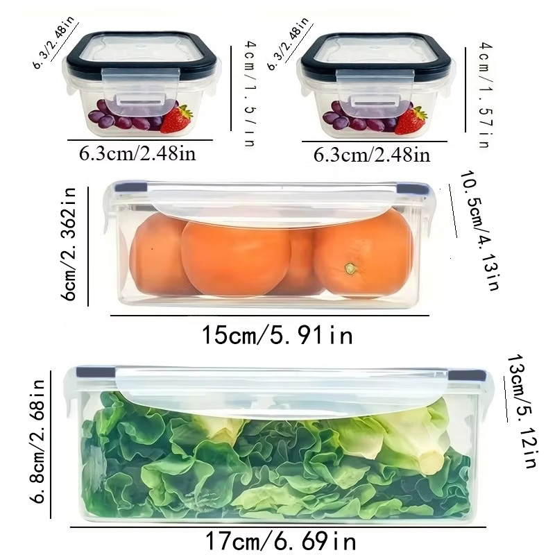 مجموعة من 8 قطع تشمل 4 حاويات  - مراجعة Food Storage Cabinet وسعره