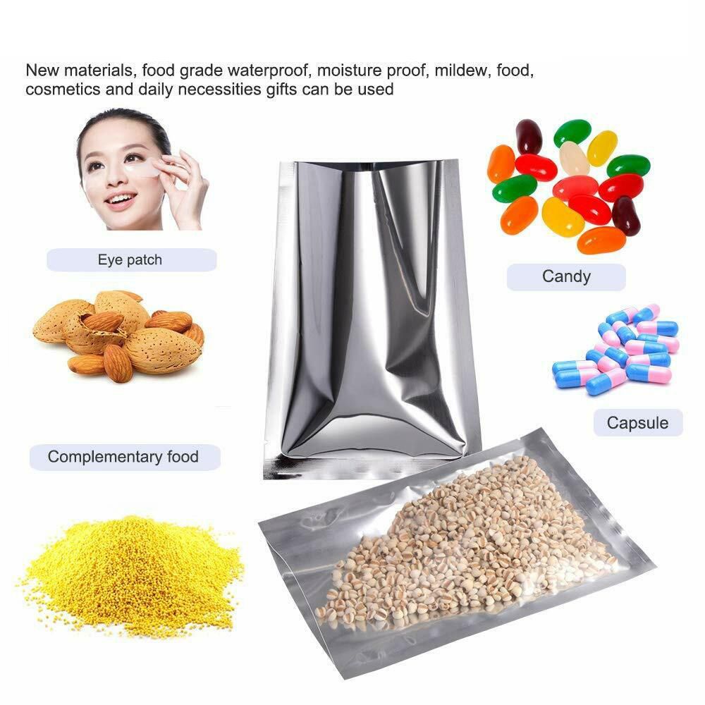 100 قطعة من أكياس التخزين المق - مراجعة Food Storage Vacuum Seal Bags وسعره