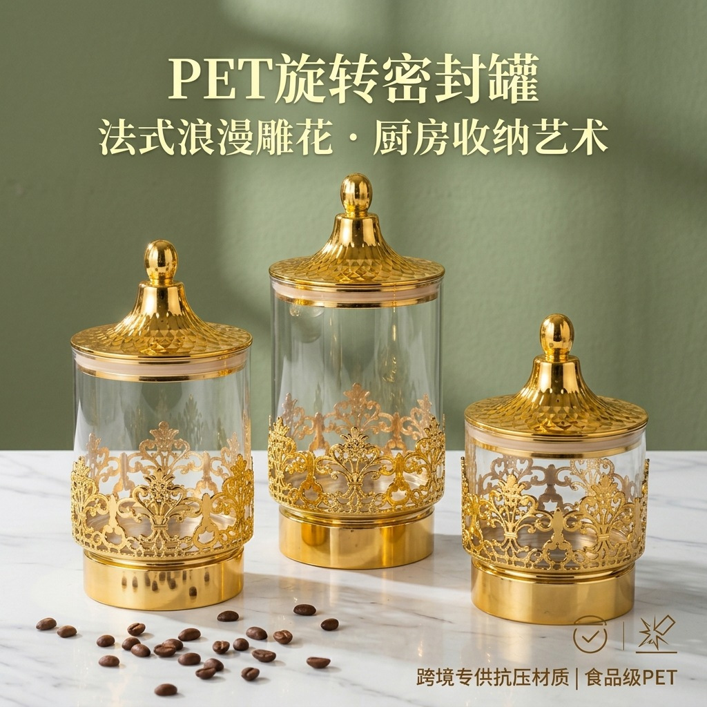 علب تخزين شفافة مطلية بالذهب ع - مراجعة Food Storage Tank وسعره