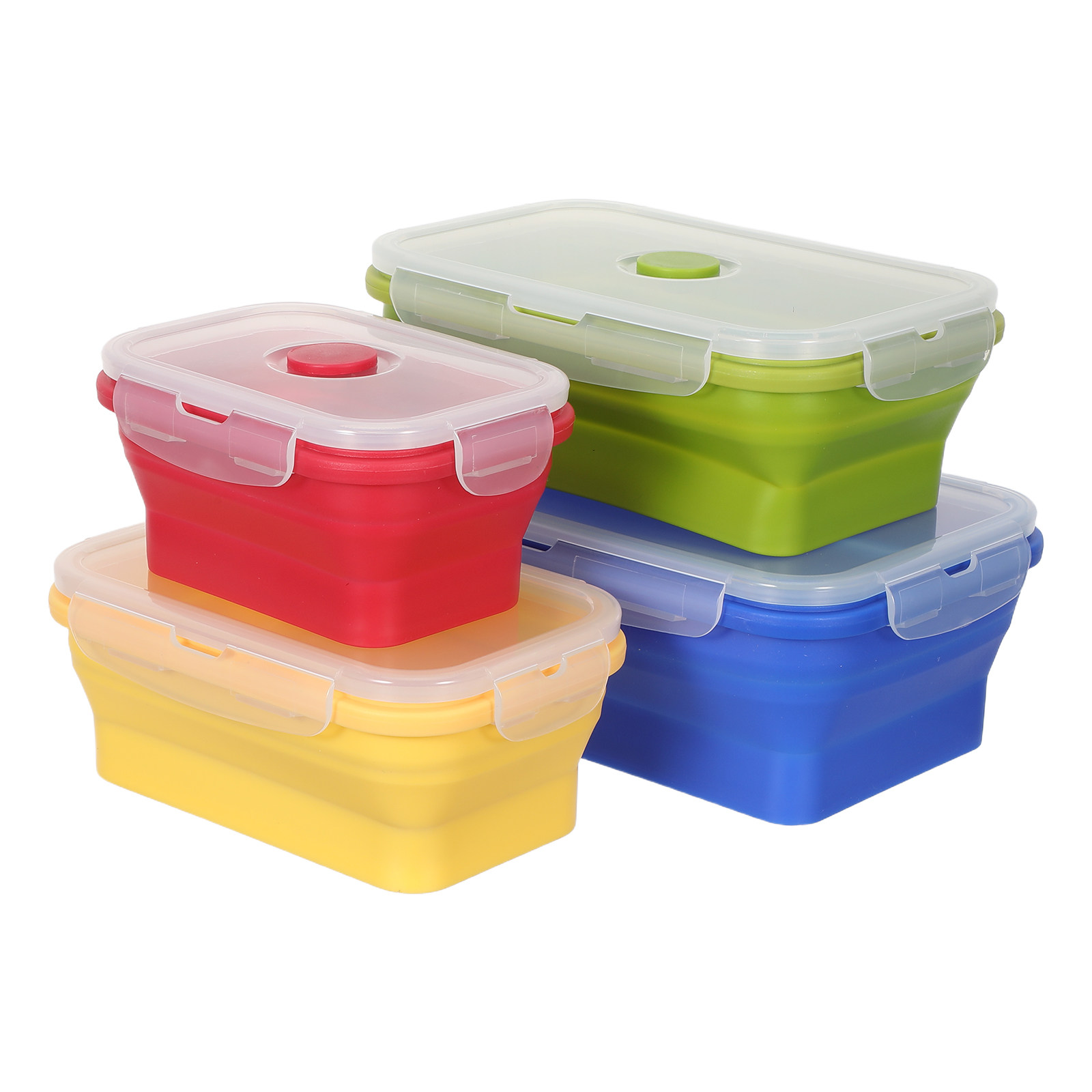 4 قطع من علب الطعام القابلة لل - مراجعة Food Storage Silicone وسعره