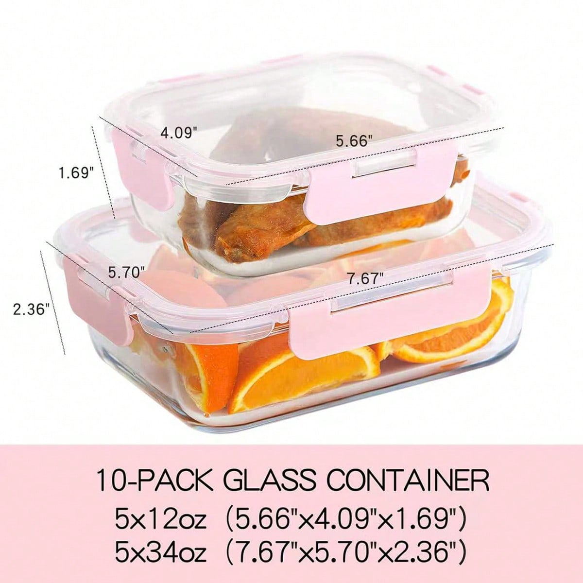 10 حاويات زجاجية لتحضير الوجبا - مراجعة Food Storage Cabinet وسعره