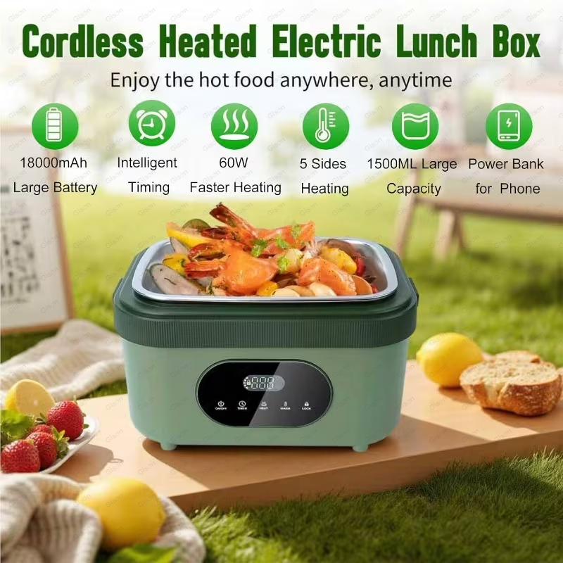 صندوق غداء محمول لاسلكي من جيس - مراجعة Food Storage Warmer وسعره