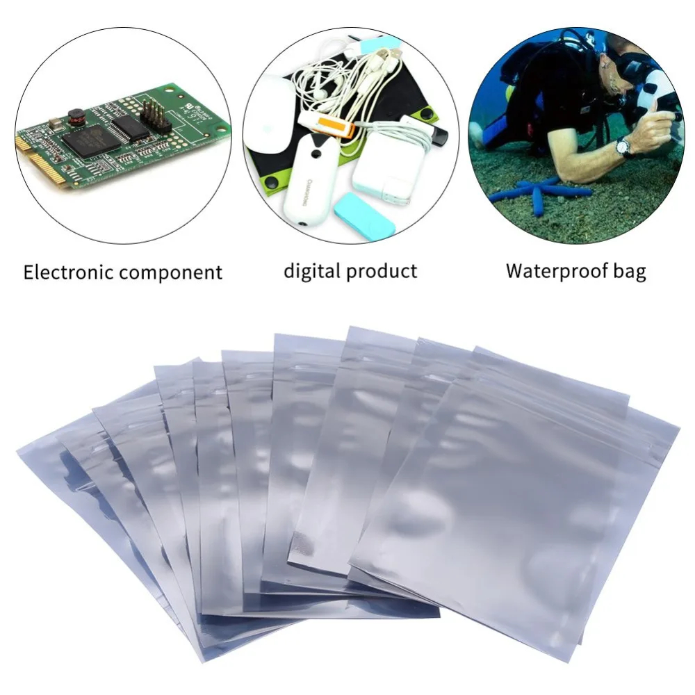 100 قطعة من أكياس الألومنيوم ا - مراجعة Food Storage Mylar Bags وسعره