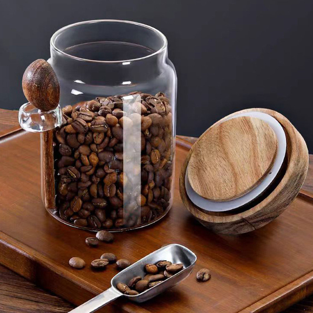 وعاء تخزين طعام زجاجي شفاف بغط - مراجعة Food Storage For Pantry وسعره