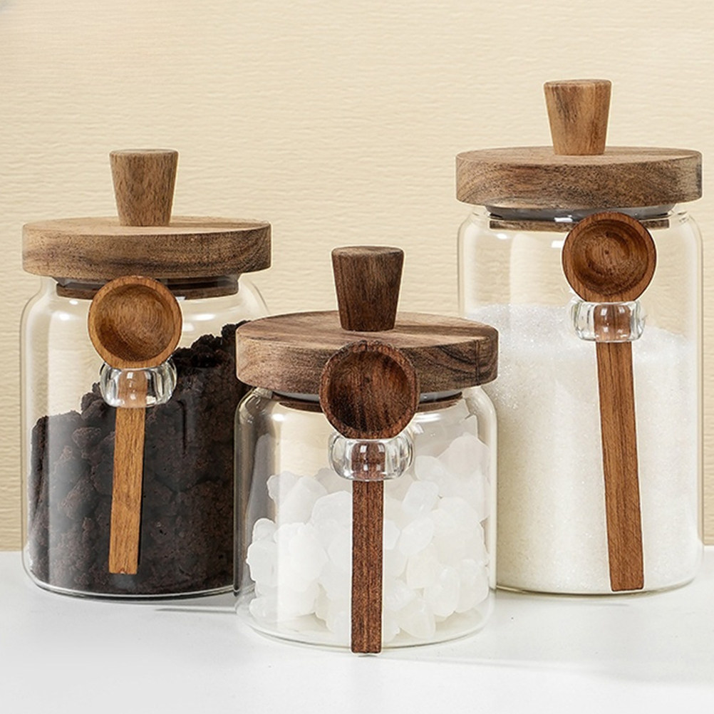 وعاء تخزين طعام زجاجي شفاف بغط - مراجعة Food Storage For Pantry وسعره