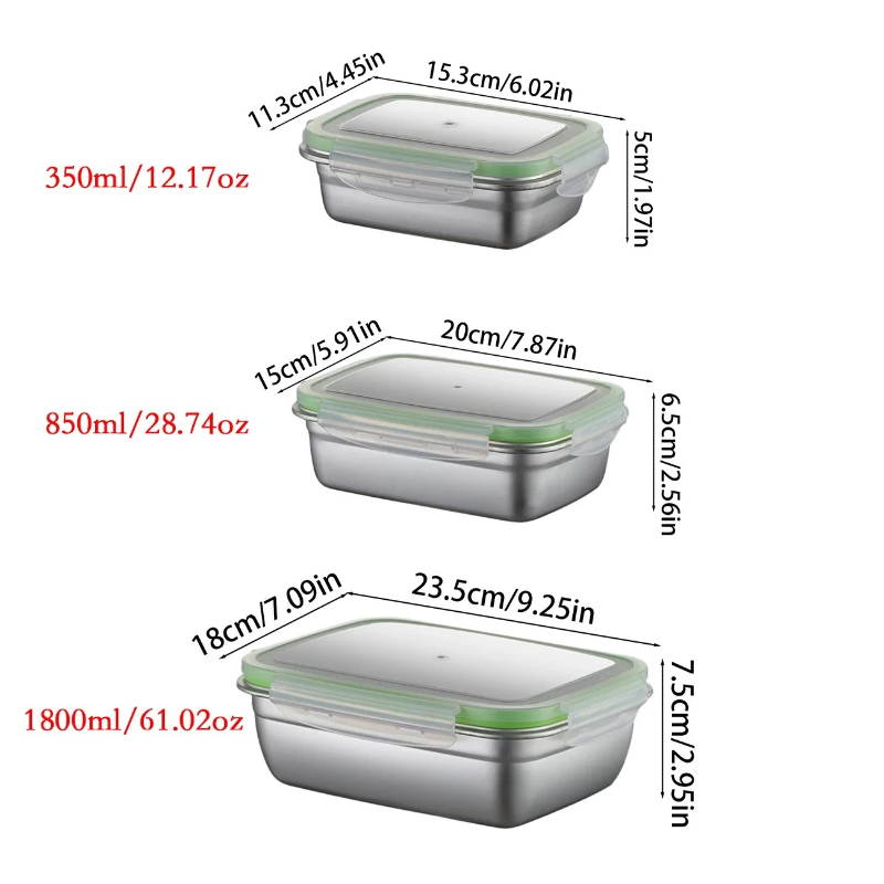 مجموعة صناديق الغداء المصنوعة  - مراجعة Food Storage Silicone وسعره