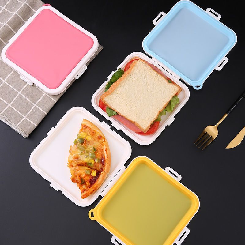 علبة تخزين محمولة للساندويتشات - مراجعة Food Storage Silicone وسعره