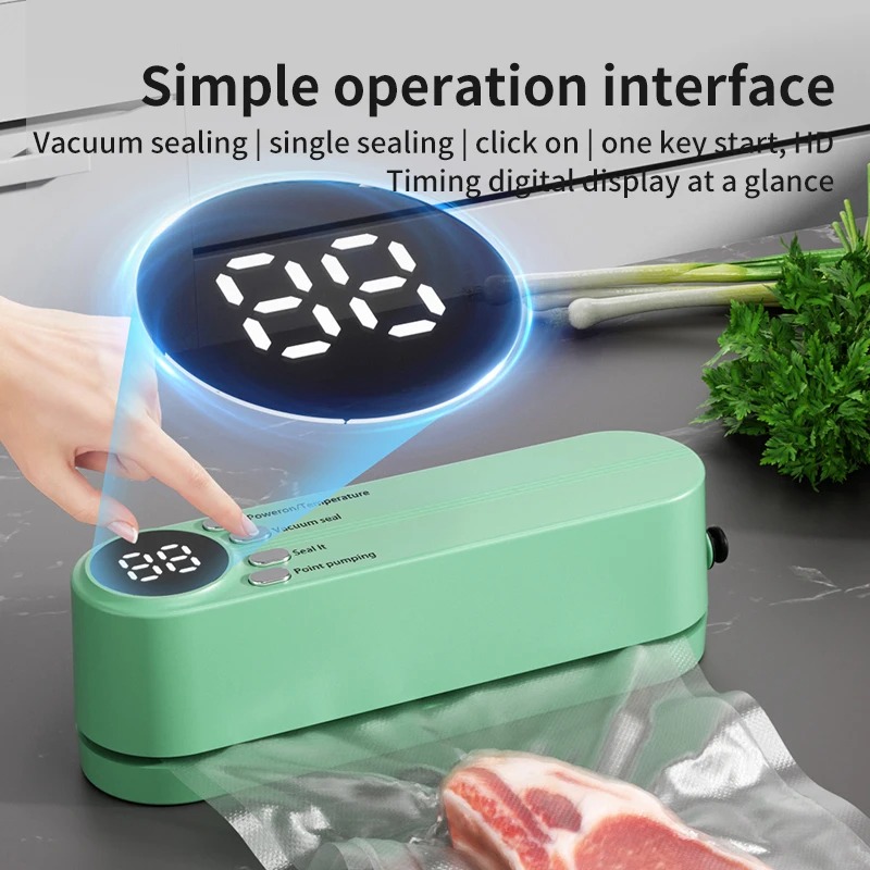 الكهربائية فراغ السدادة مشبك أ - مراجعة Food Storage Vacuum Seal Bags وسعره