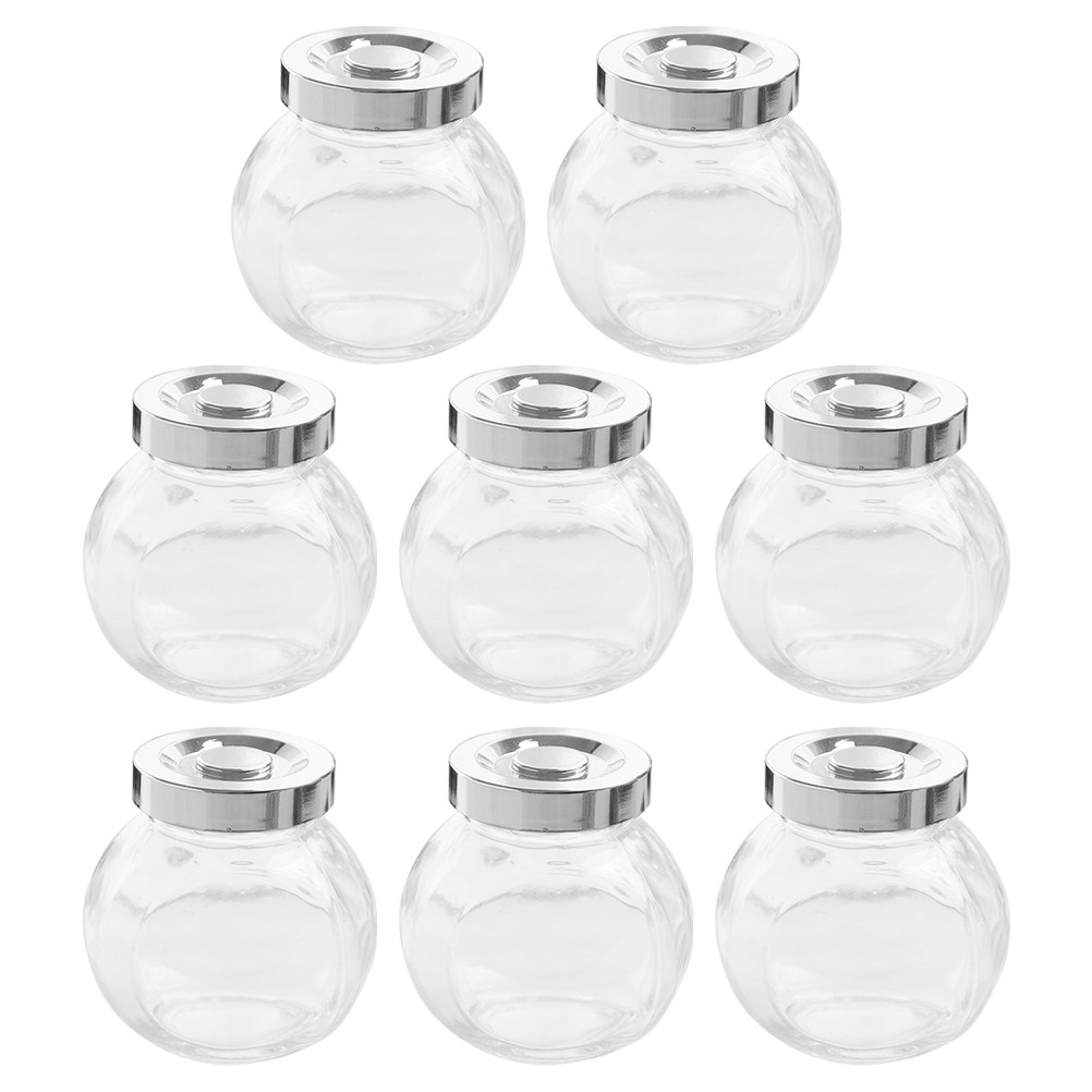 مجموعة من 8 عبوات زجاجية محكمة - مراجعة Food Storage For Pantry وسعره