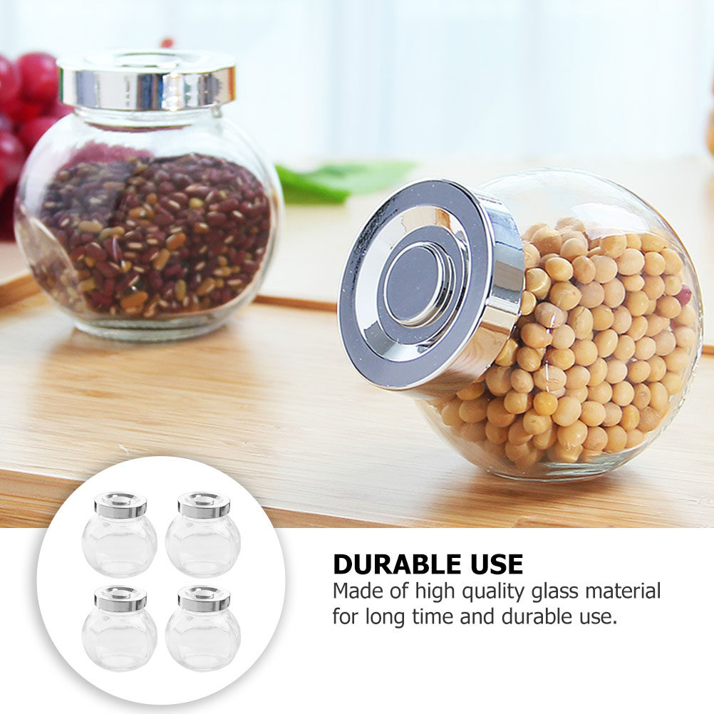 مجموعة من 8 عبوات زجاجية محكمة - مراجعة Food Storage For Pantry وسعره