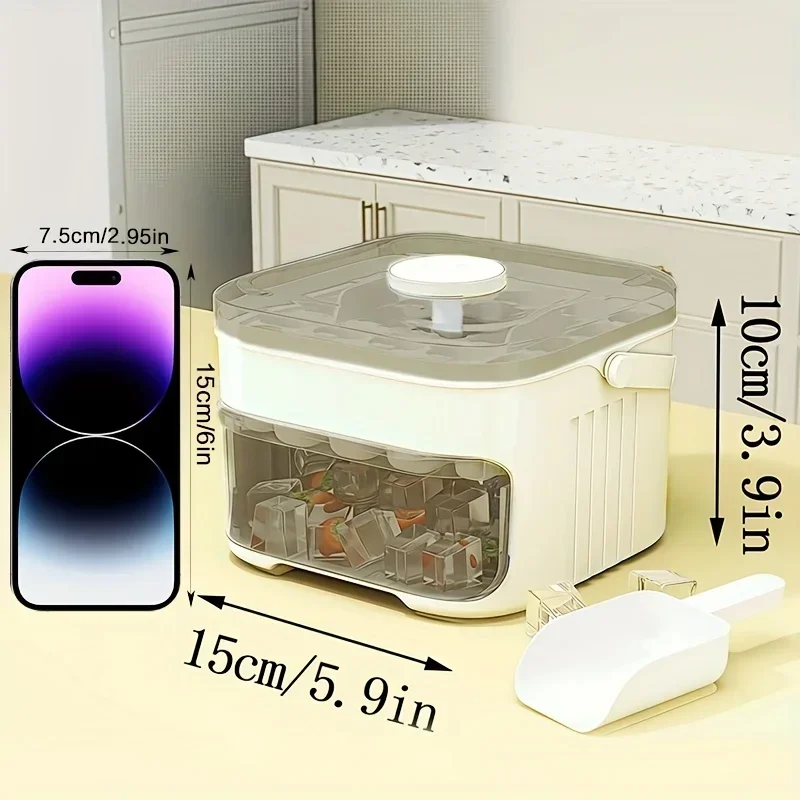 صانع مكعبات الثلج مع غطاء سهل  - مراجعة Food Storage Cabinet وسعره