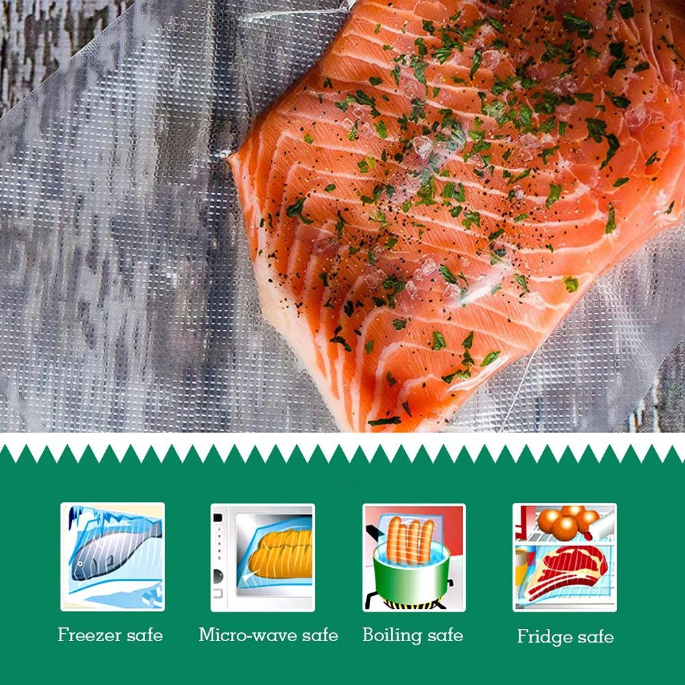 أكياس Sous Vide لآلات التعبئة  - مراجعة Food Storage Vacuum Seal Bags وسعره