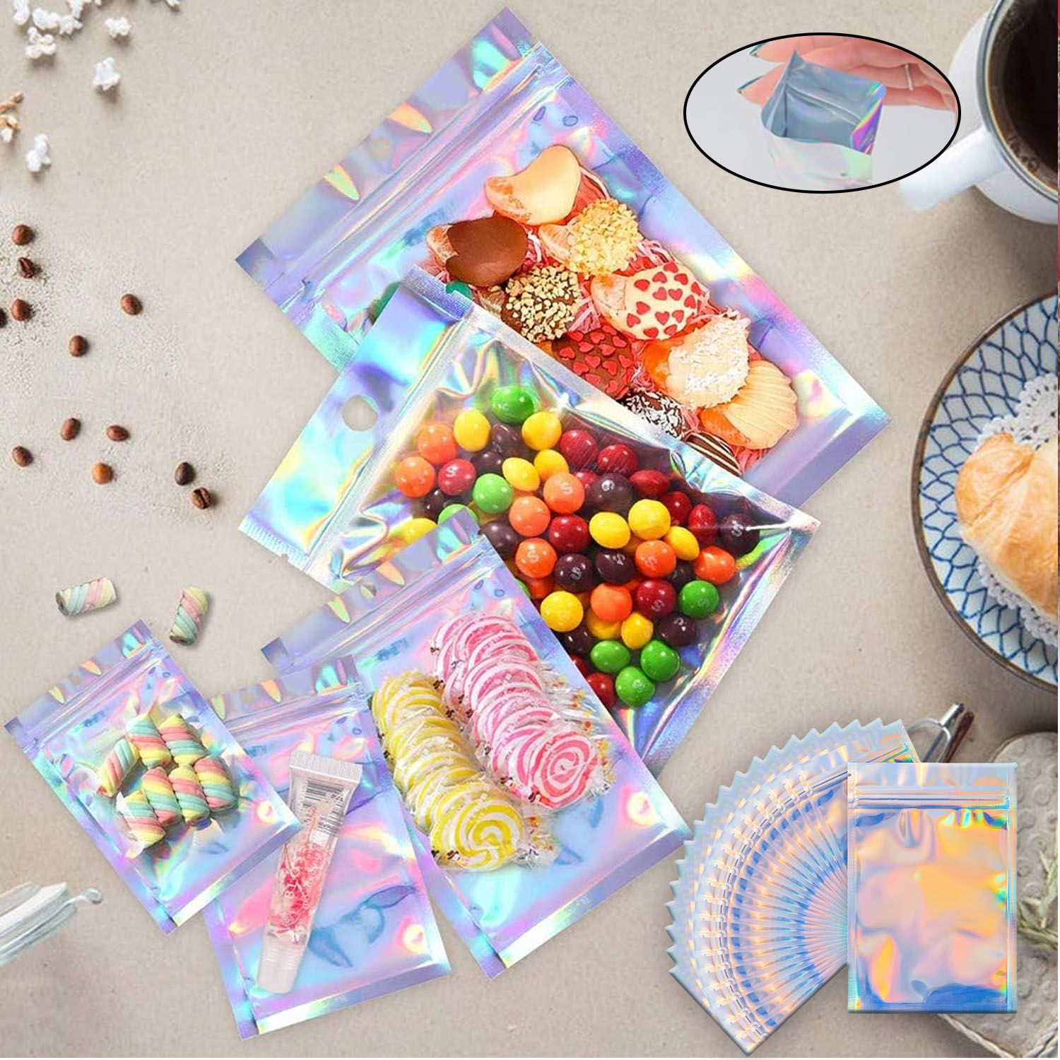 أكياس مايلر ثلاثية الأبعاد قاب - مراجعة Food Storage Mylar Bags وسعره